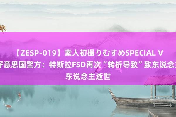 【ZESP-019】素人初撮りむすめSPECIAL Vol.3 好意思国警方：特斯拉FSD再次“转折导致”致东说念主逝世