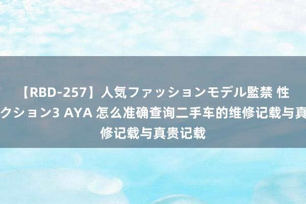 【RBD-257】人気ファッションモデル監禁 性虐コレクション3 AYA 怎么准确查询二手车的维修记载与真贵记载